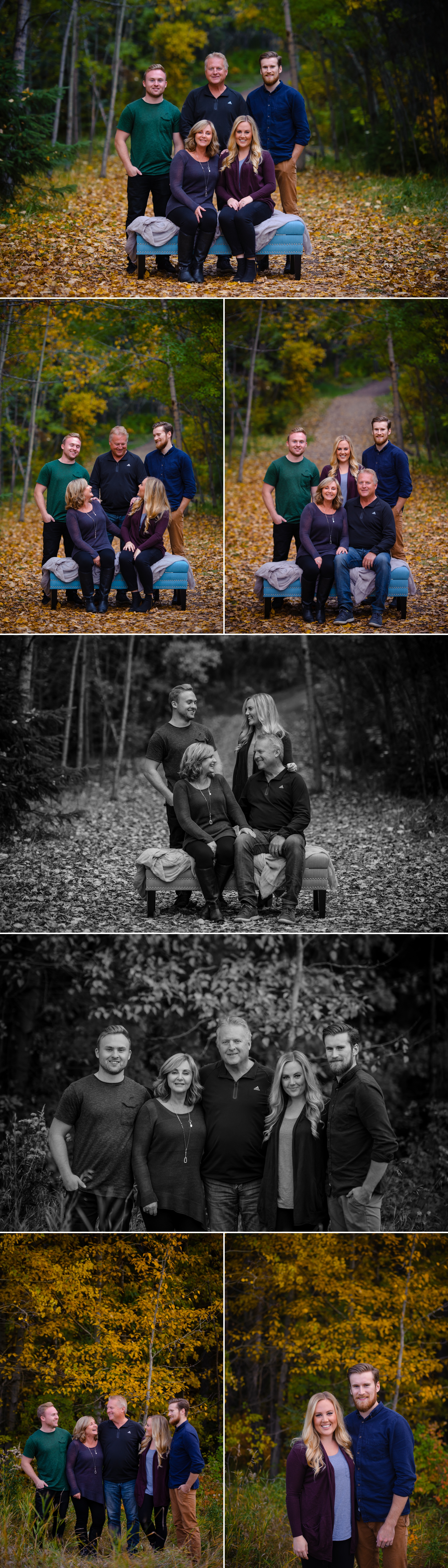 Fall family photography session edmonton