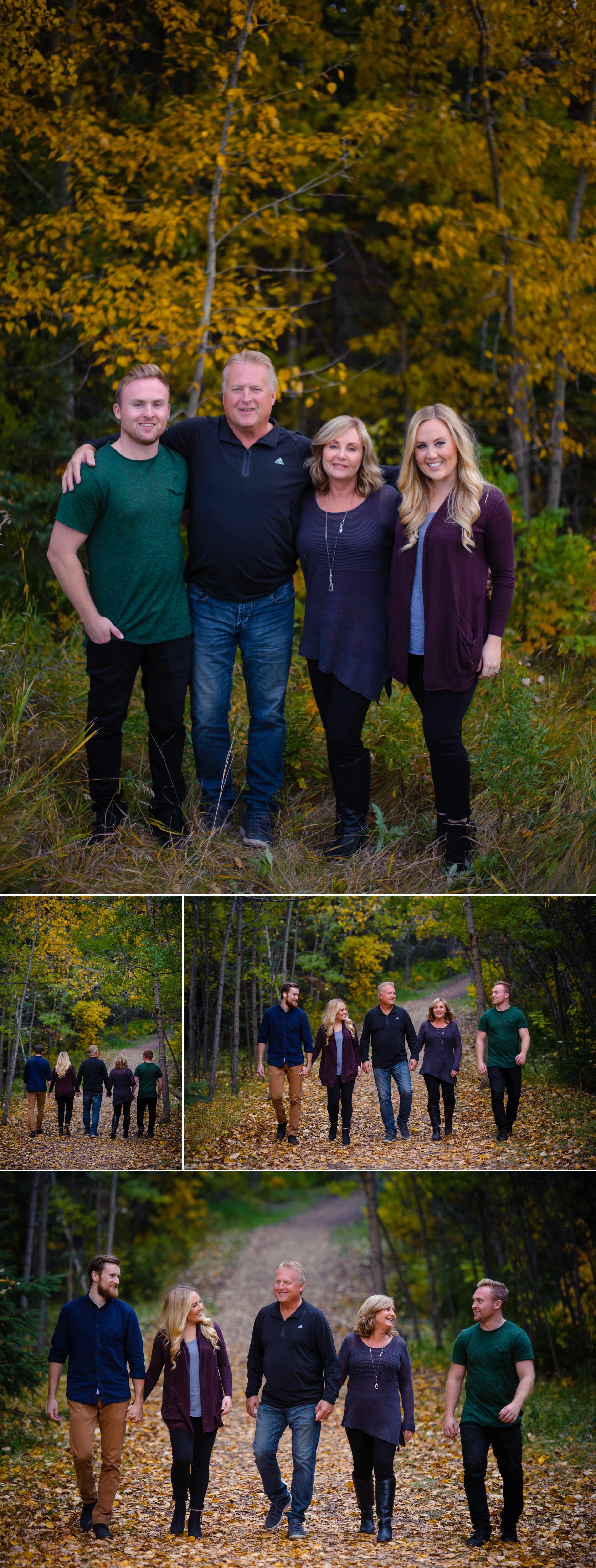 Fall family photography session edmonton