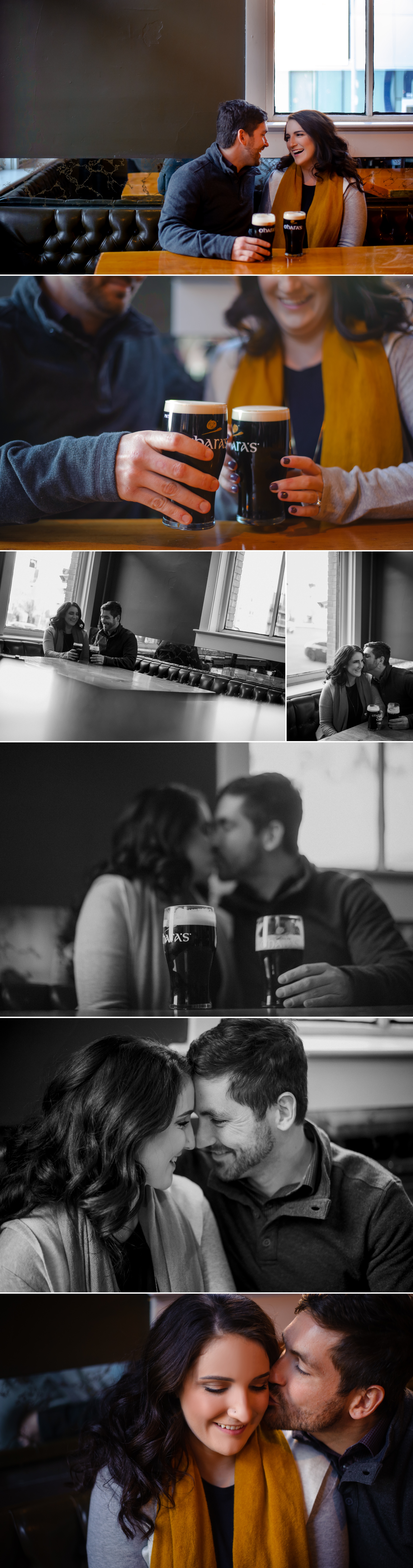 Mercer Tavern & downtown Edmonton engagement session